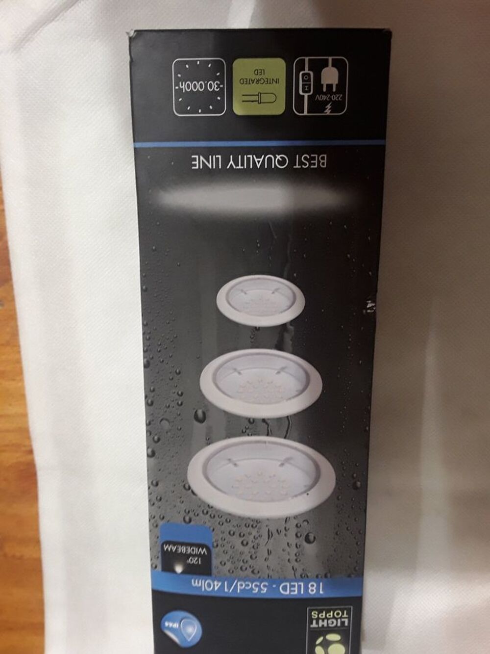 Light Things Spot LED encastrable mini 2W blanc 3 pi&egrave;ces Décoration