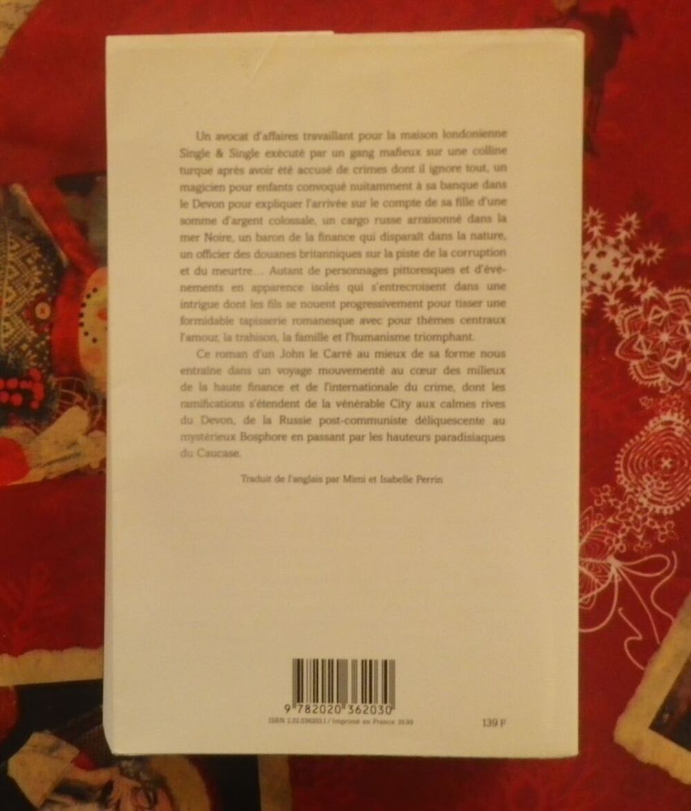 SINGLE &amp; SINGLE de John LE CARRE Ed. du Seuil Livres et BD
