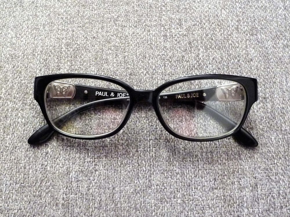 Monture/ Lunette de Vue Rectangle Plastique Noir- Paul &amp; Joe Bijoux et montres