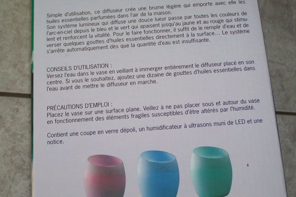diffuseur/humidificateur huiles essentielles Décoration