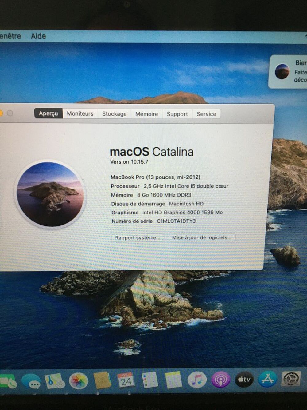 macbook pro 13 core I5 Matériel informatique