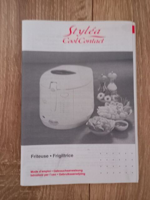 Mode  emploi friteuse Styléa Cool contact référence 5063218 2 Villiers (86)