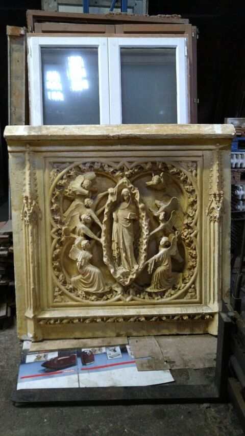 Moulage fa�ade de Cath�drale - Femme et anges 3000 Maisons-Alfort (94)