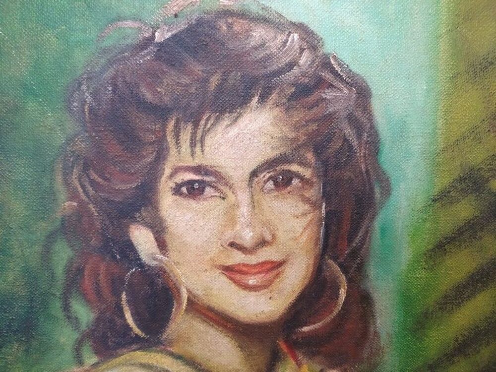 Tableau Portrait F&eacute;minin Style Hispanique Dcoration