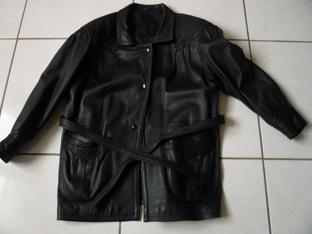 Veste en cuir femme T44 Vêtements