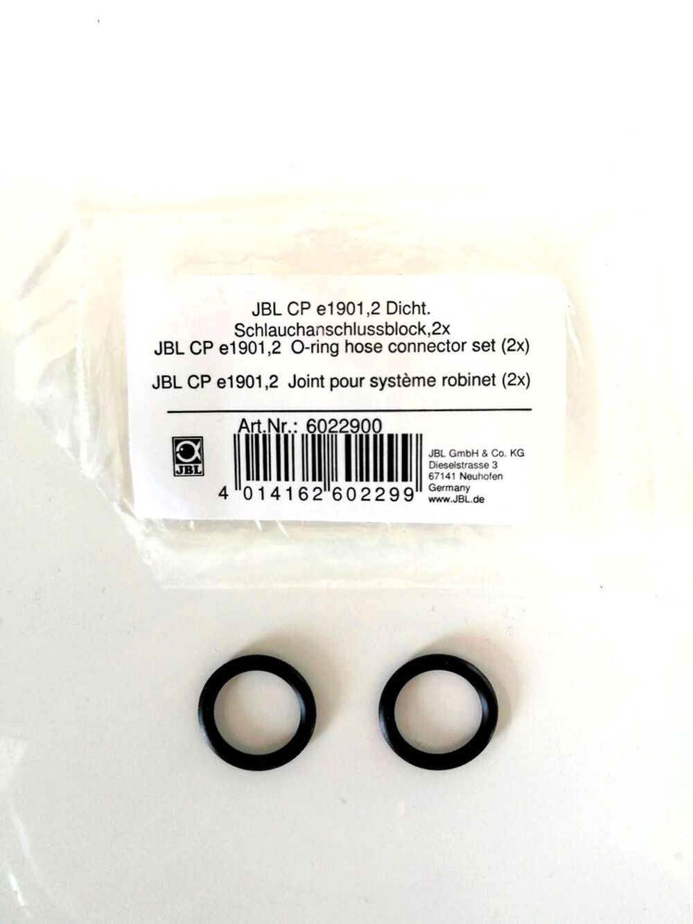   Joints neufs pour filtre extérieur JBL. 