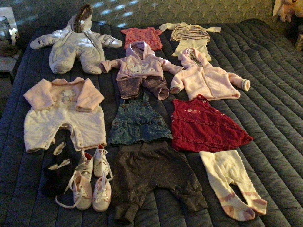 Lot de v&ecirc;tements b&eacute;b&eacute; fille 0/3 mois Vêtements enfants