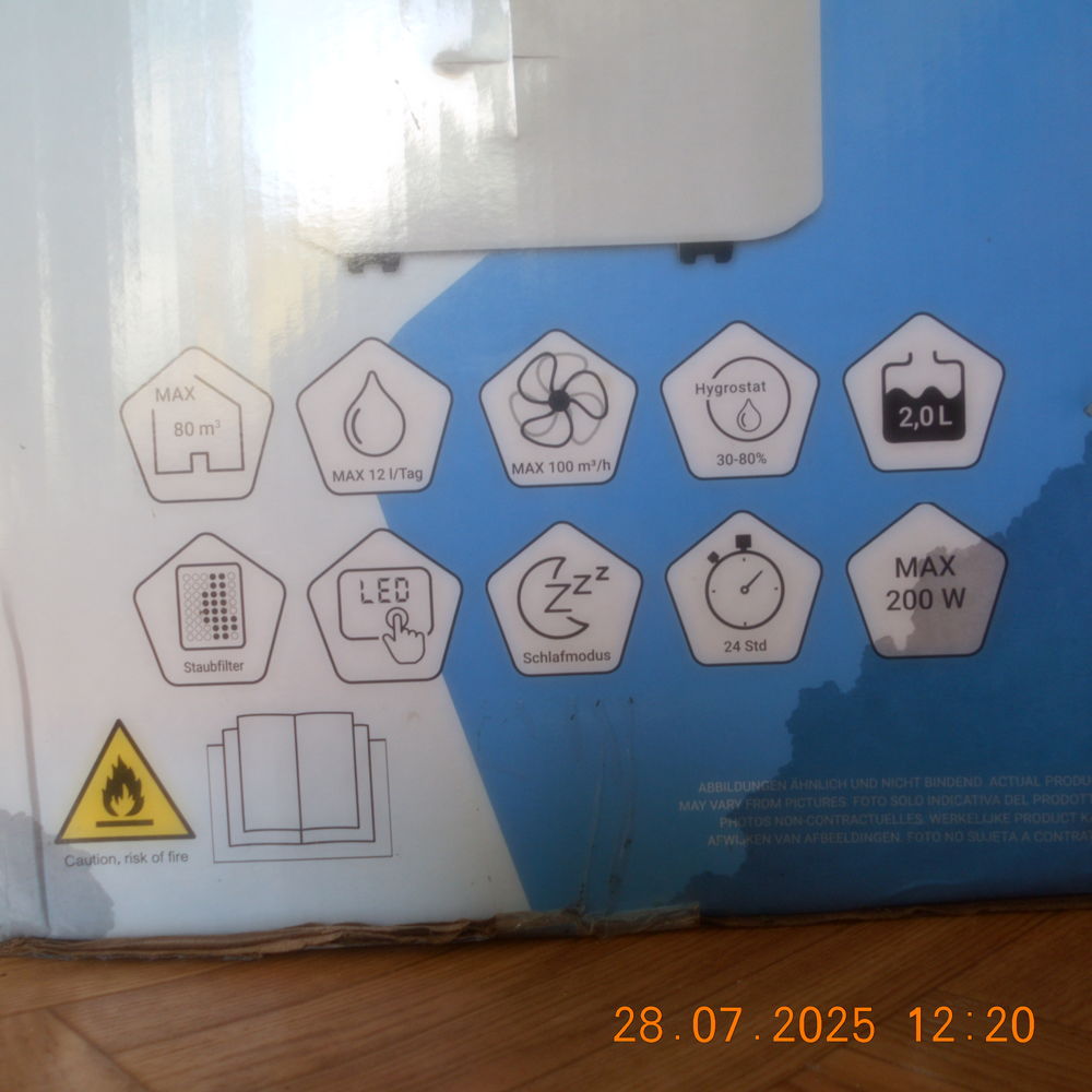 D&eacute;shumidificateur d'air. Electroménager