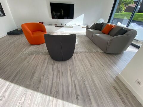 canap 3 places et 2 fauteuils pivotants 630 Saint-Quay-Perros (22)