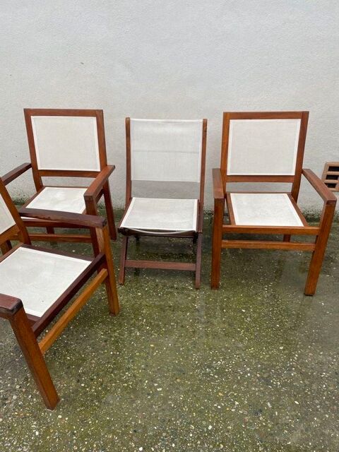 Fauteuils + chaise en tek 120 Castelsarrasin (82)