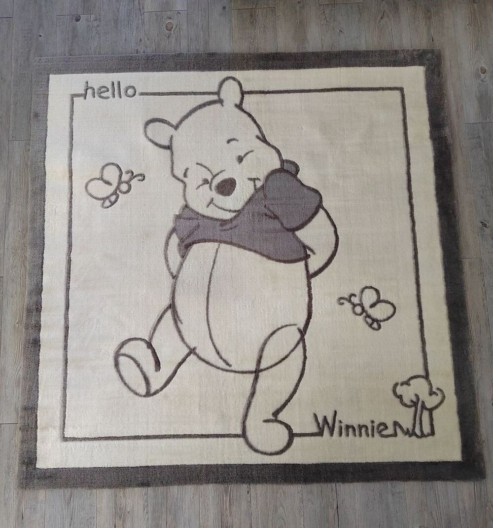 Tapis enfant Winnie l'ourson de chez Aubert. Mobilier enfants