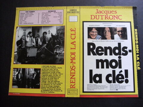 Rare film :   Rends moi la cle   40 Saint-Médard-en-Jalles (33)