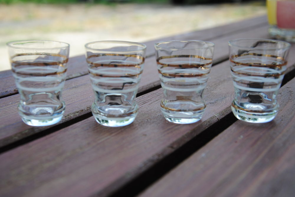 Petits verres &agrave; liqueur Décoration