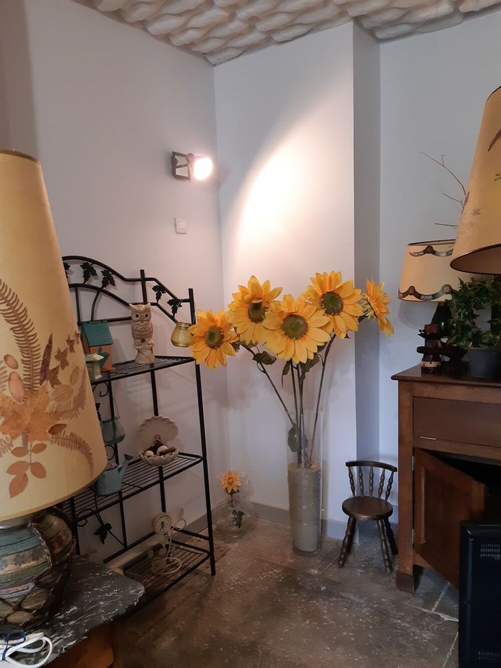 
Grands Tournesols Synth&eacute;tiques 150 cm. Décoration