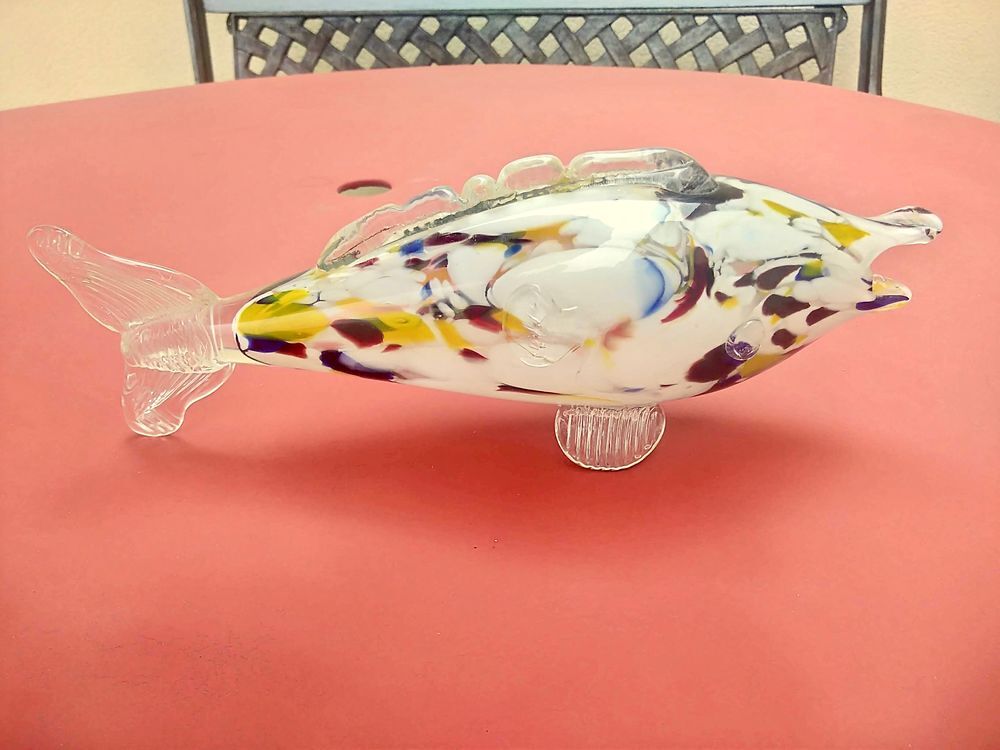 POISSON EN VERRE Dcoration