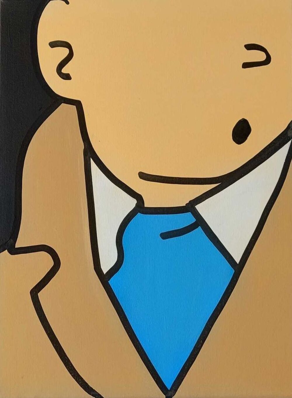 Triptyque Tintin Décoration