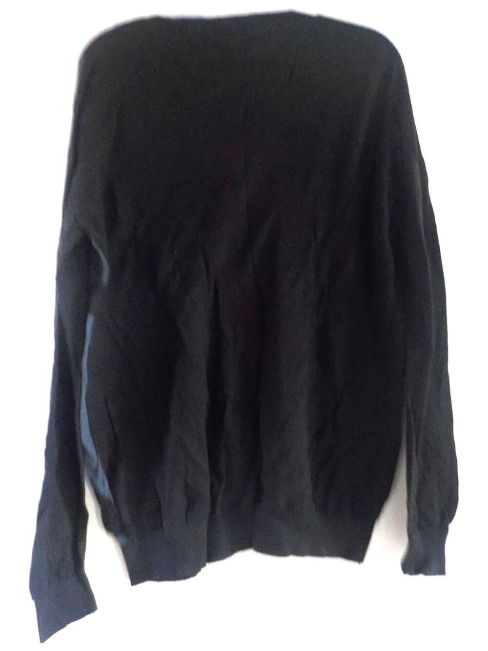 PULL HOMME "DESIGN BY S.L." XL noir et bleu Vêtements
