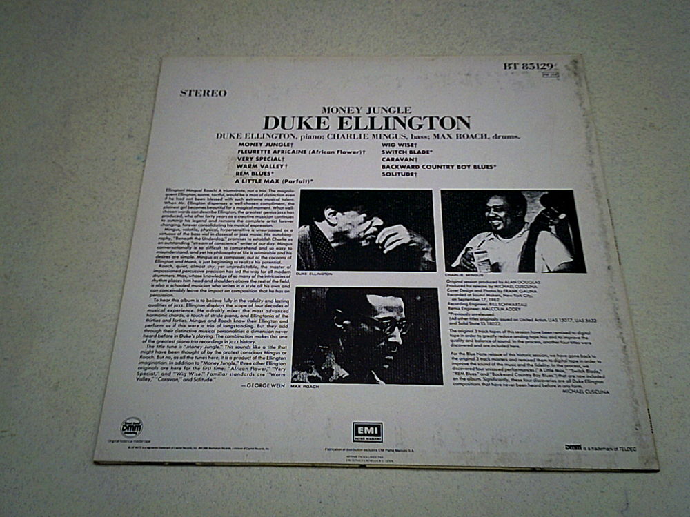 DUKE ELLINGTON - Album Vinyle 33 T - Pressage Original - CD et vinyles
