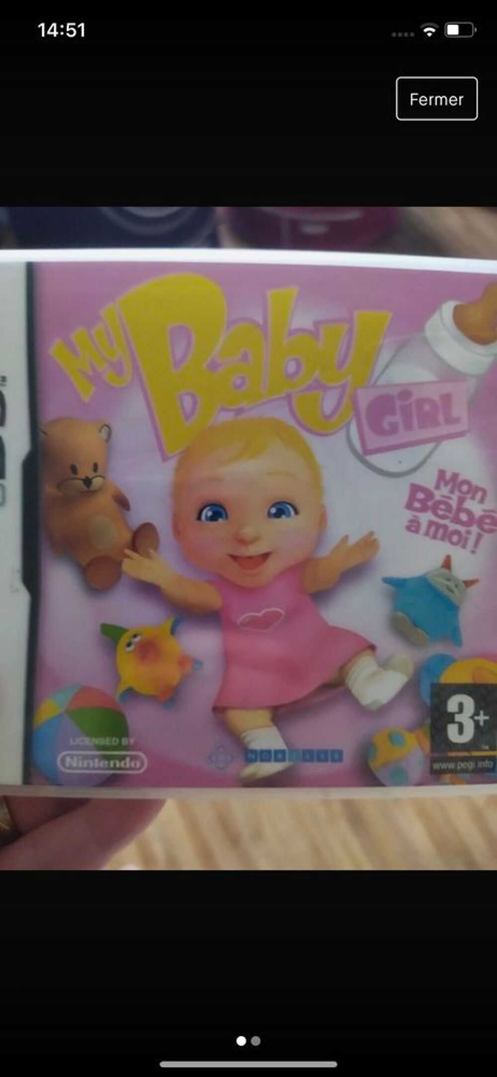 jeu Nitendo Ds &laquo;&nbsp;my baby girl&nbsp;&raquo; Consoles et jeux vidéos