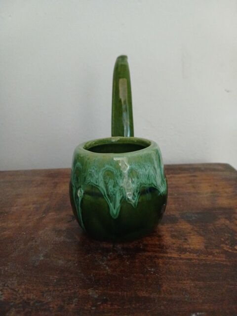 Pot à plante grasse céramique verte 5 Baignes-Sainte-Radegonde (16)
