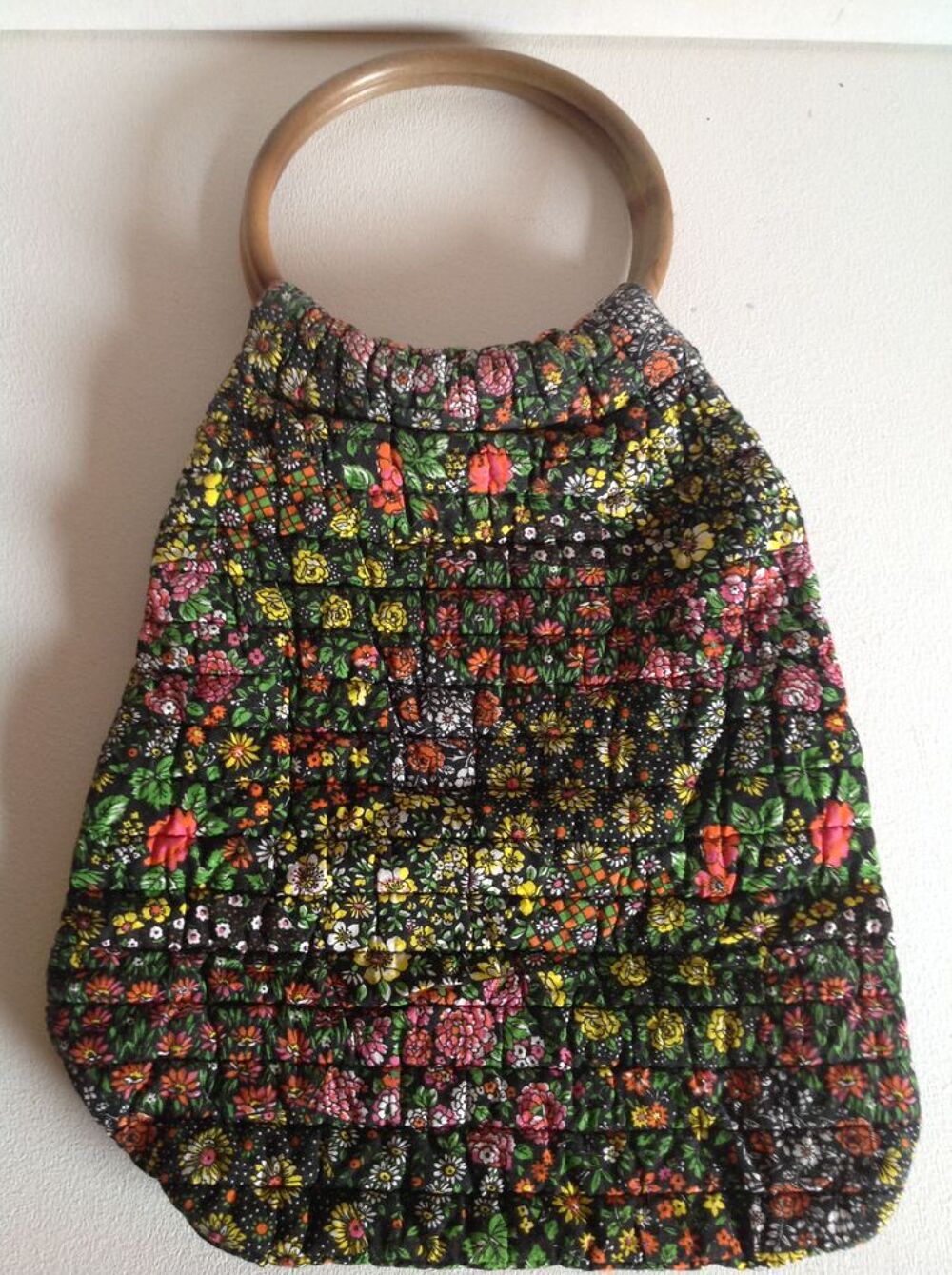 SAC ARTISANAL MULTICOULEUR MOD&Egrave;LE UNIQUE FAIT MAIN Envoi Pos Maroquinerie