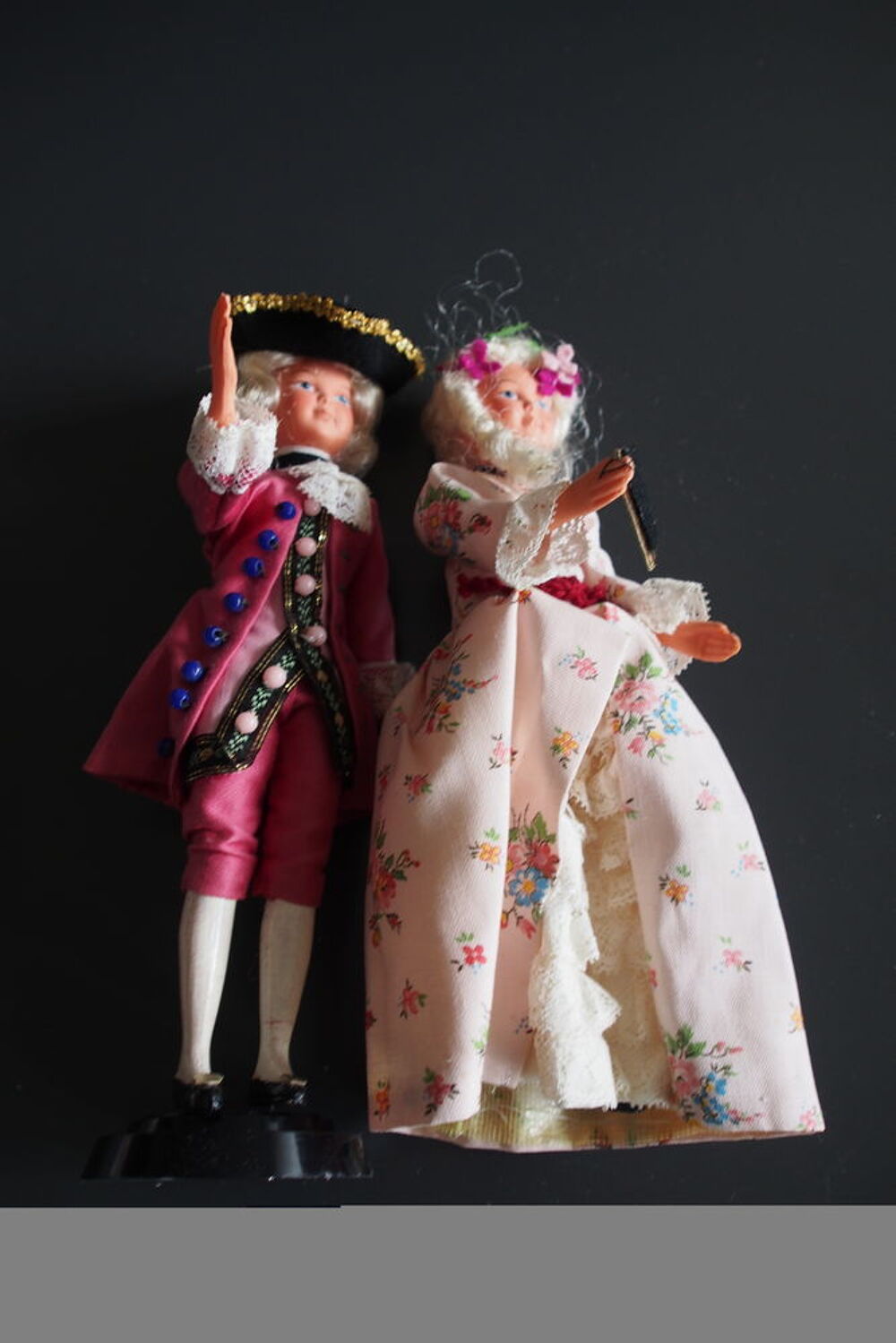 COUPLE DE POUPEES 18e SI&Eacute;CLE 