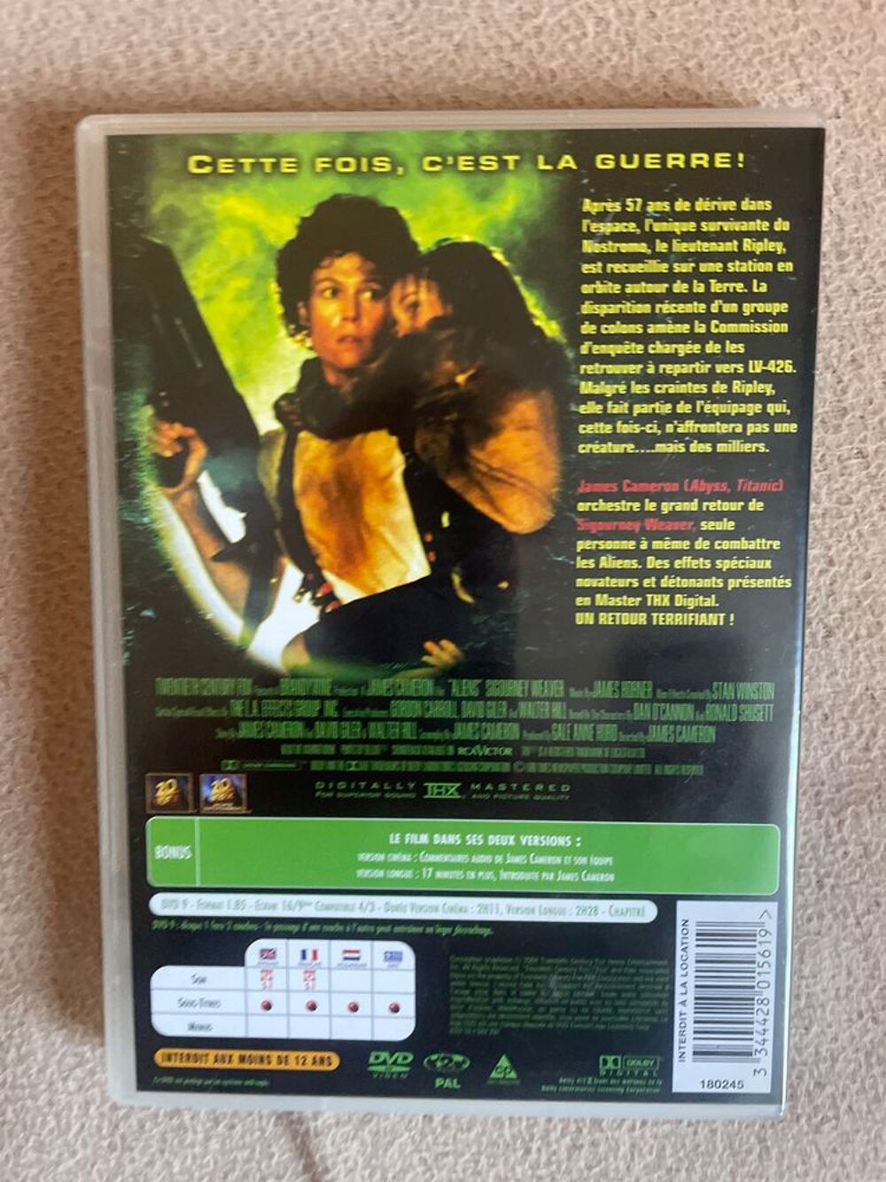 4 DVD "Alien" - 50 % pour 5 articles jusqu'&agrave; la mi mars DVD et blu-ray