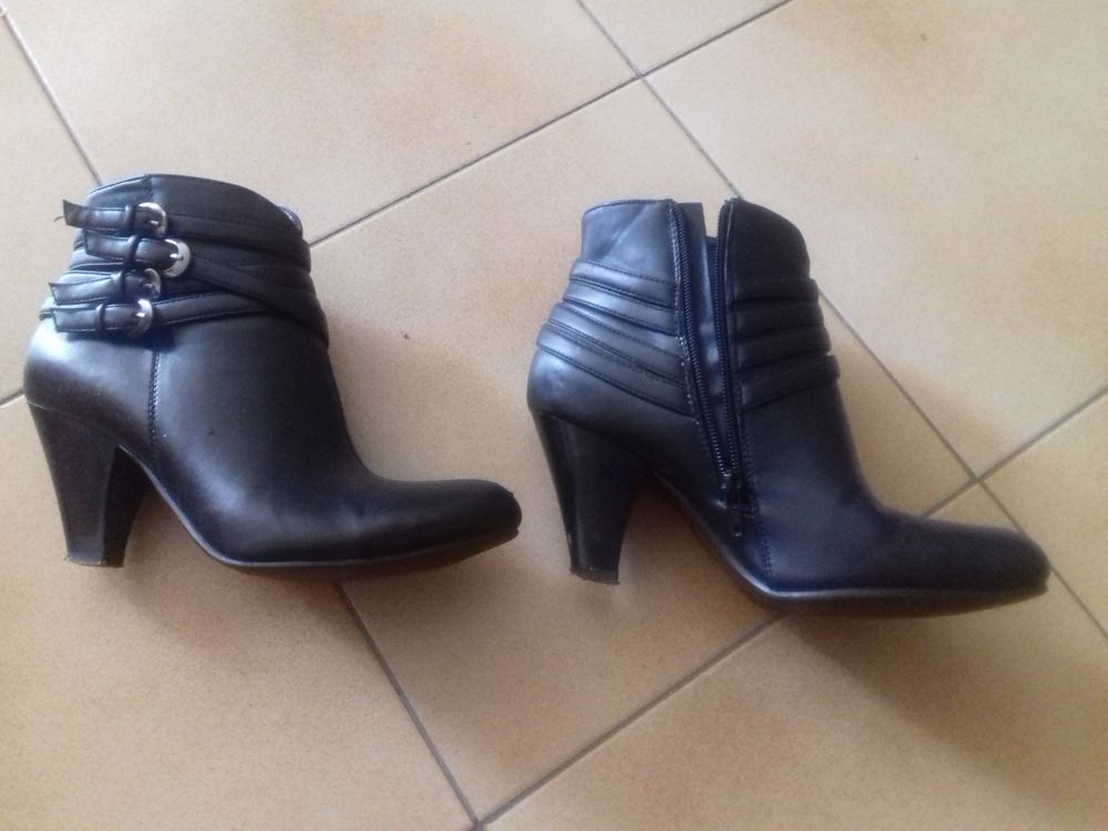 bottines noires pointure 38 Chaussures
