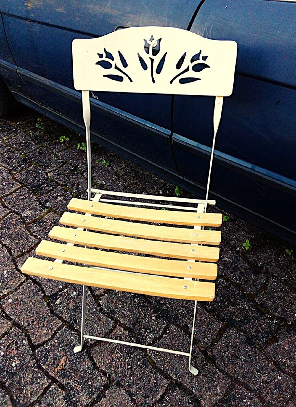 Chaise en m&eacute;tal orpheline pliante Meubles