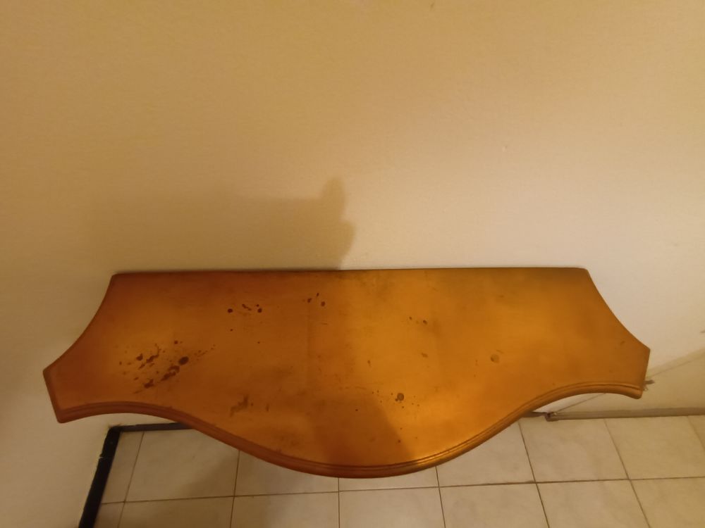 Console murale dor&eacute;e Meubles