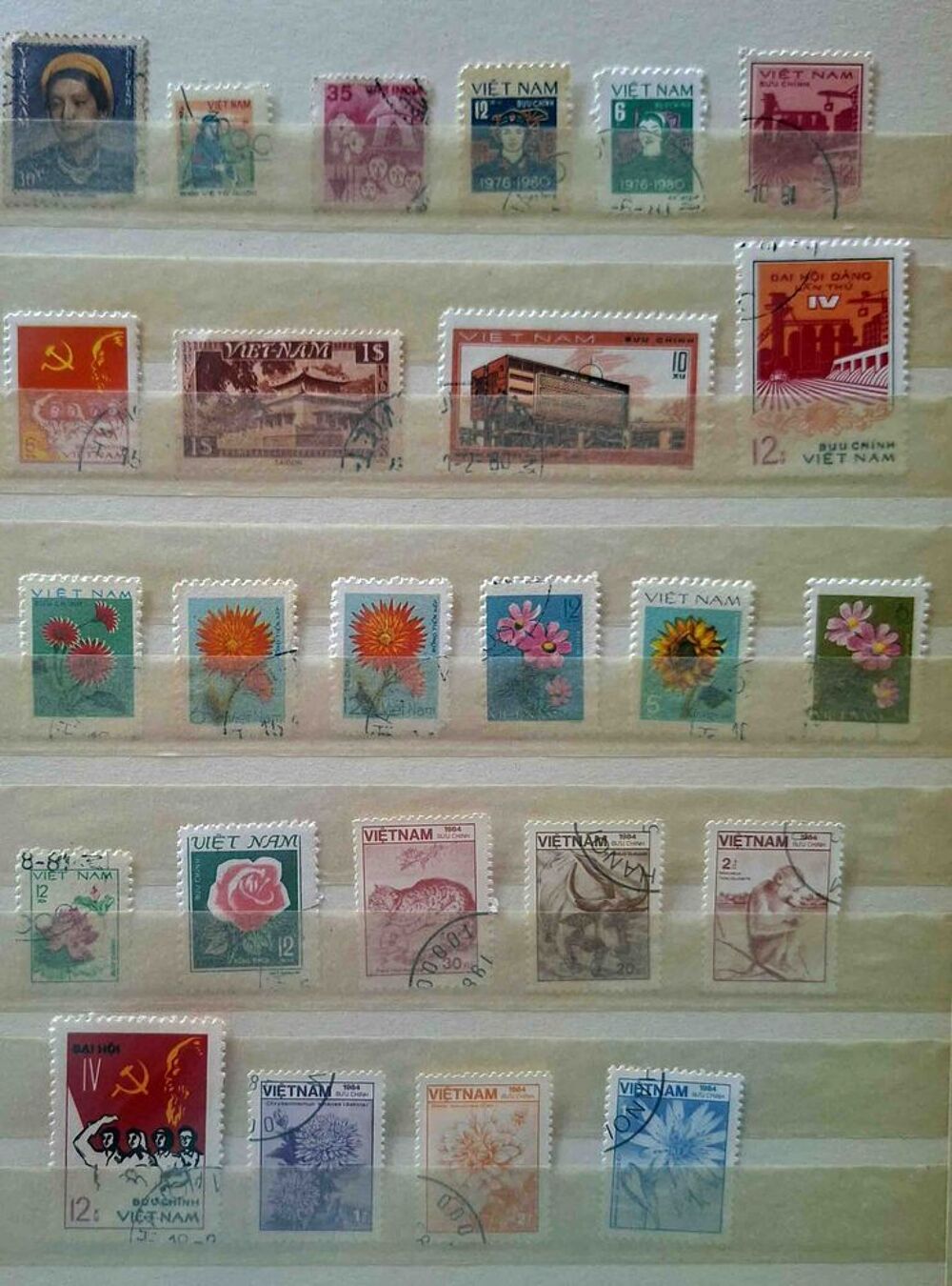 Lot de timbres de collection de 3 pays (Div3) 