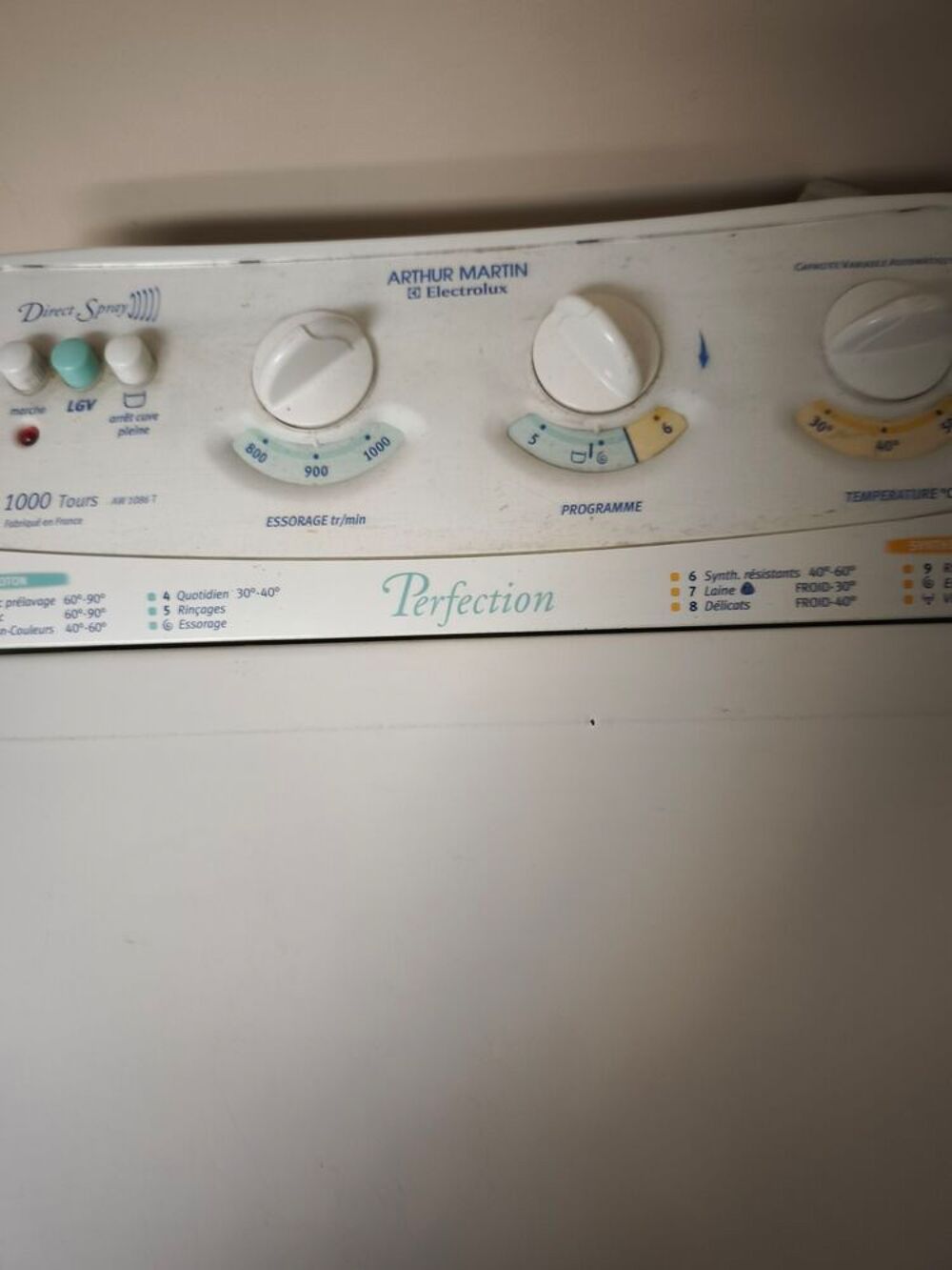 machine a lavedr arthur martin Electroménager