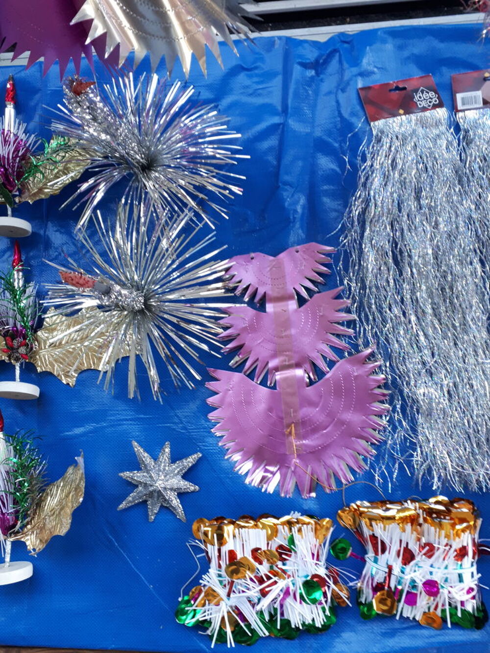 Lot de guirlandes et d&eacute;corations de No&euml;l D�coration