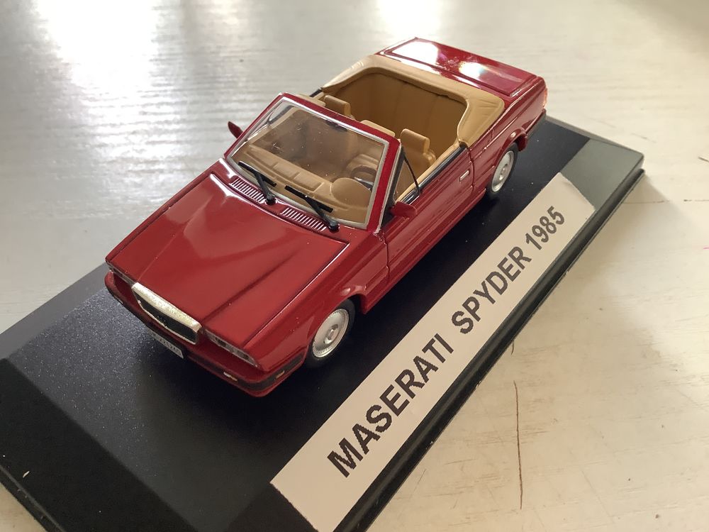 MASERATI SPYDER 1985 1/43 voiture miniature 