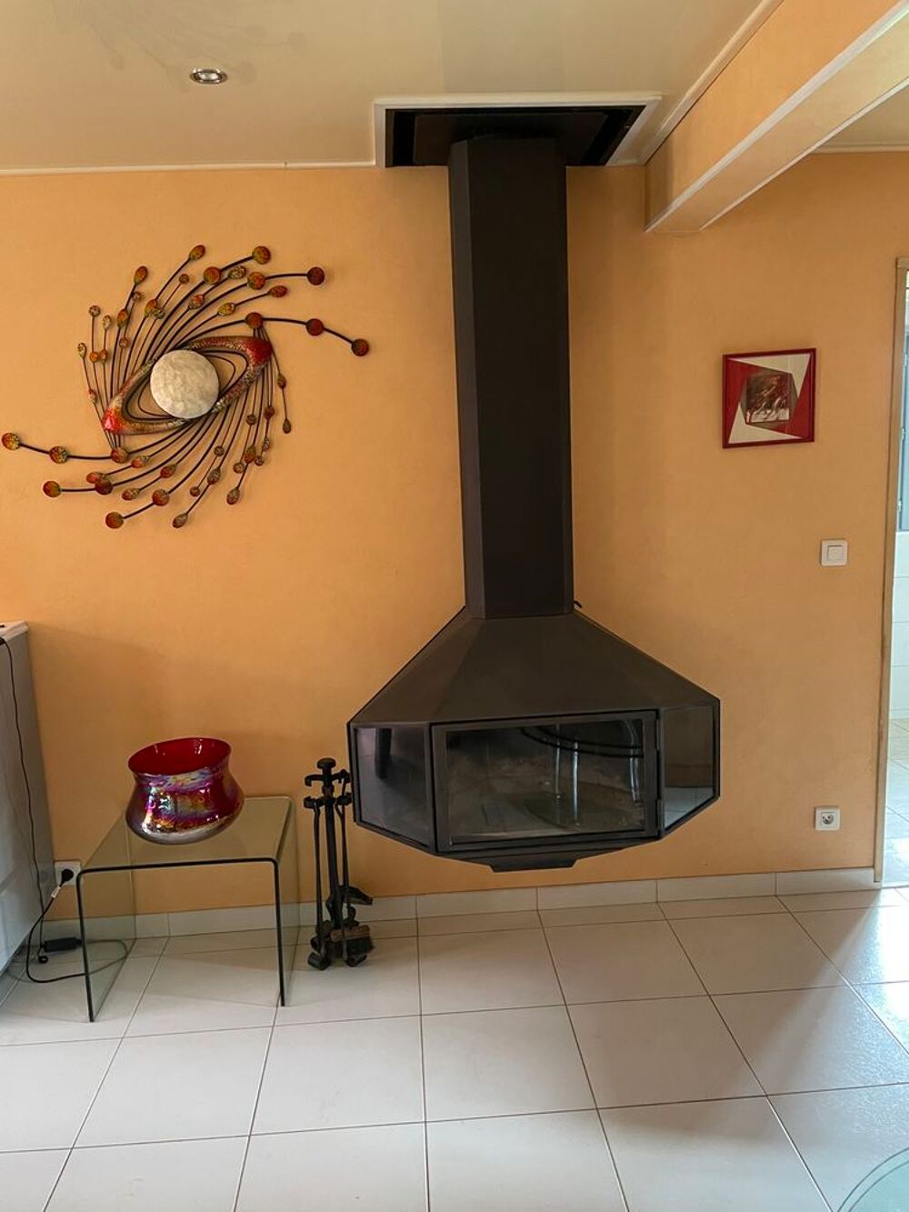 Chemin&eacute;e foyer ferm&eacute; Décoration