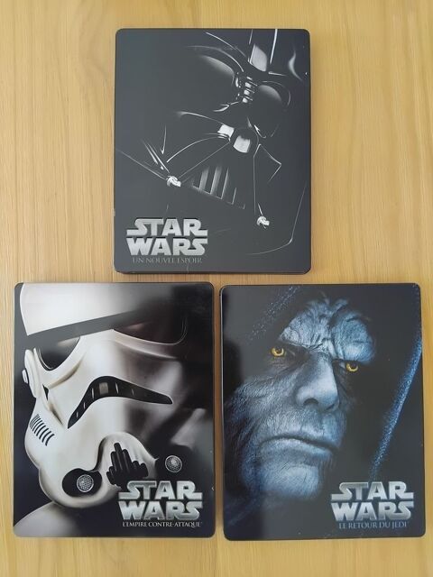 STAR WARS : 3 Blu-ray en boîtiers métalliques 1ére trilogie Firminy (42)