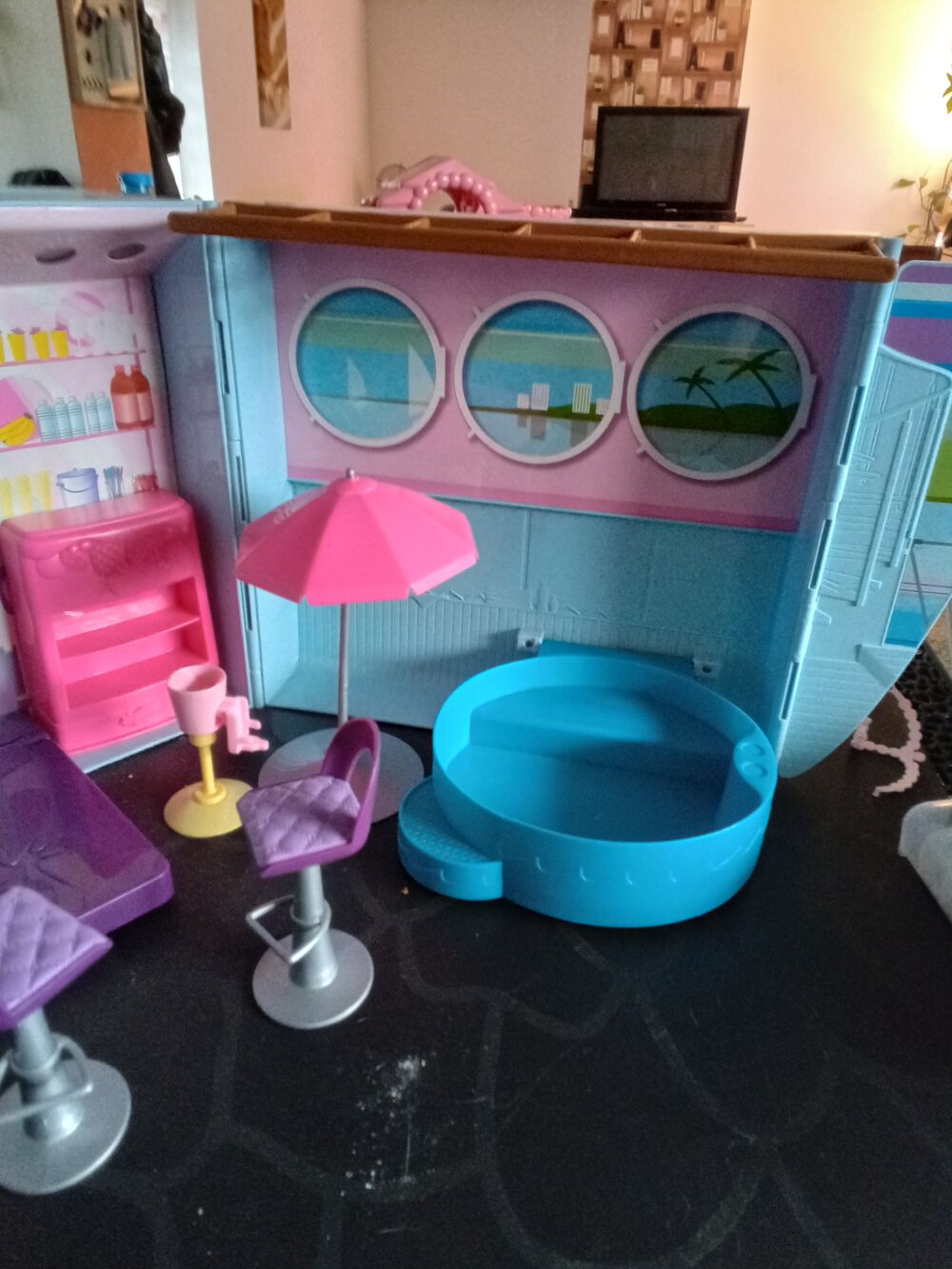 Avion discoth&egrave;que barbie Jeux / jouets