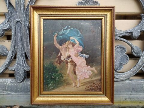 Tableau �cole Fran�aise La Temp�te DLG Pierre Auguste Cot 90 Loches (37)