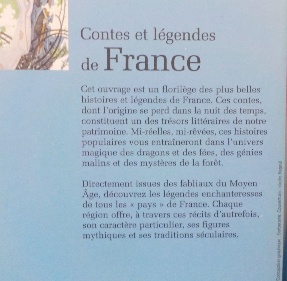 CONTES ET LEGENDES DE FRANCE CONTES ET LEGENDES DE BRETAGNE Livres et BD