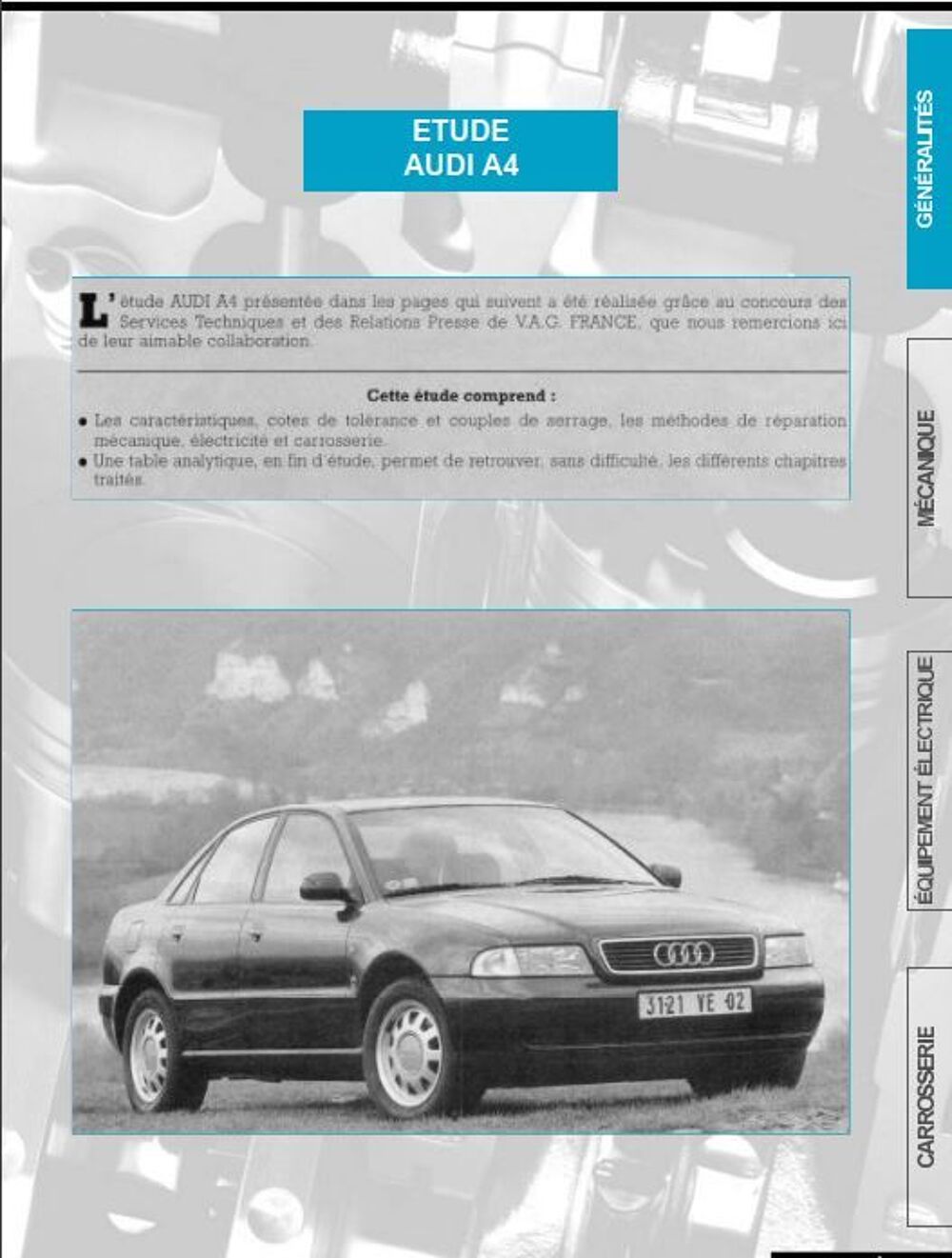 RTA Audi a4 1995 