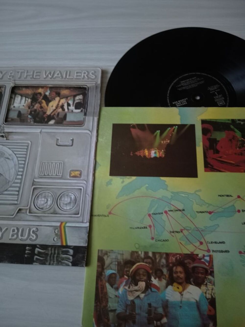 DOUBLE 33 TOURS BOB MARLEY Babylon by bus - ORIGINAL CD et vinyles