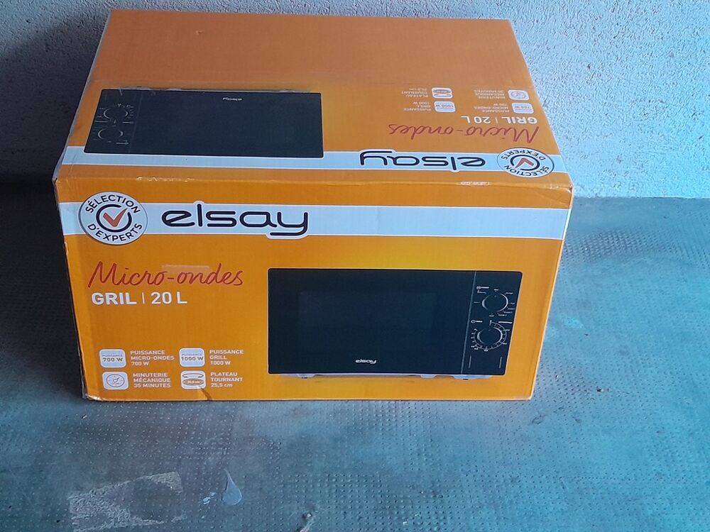 Micro-ondes Elsay grill 20L neuf Electroménager