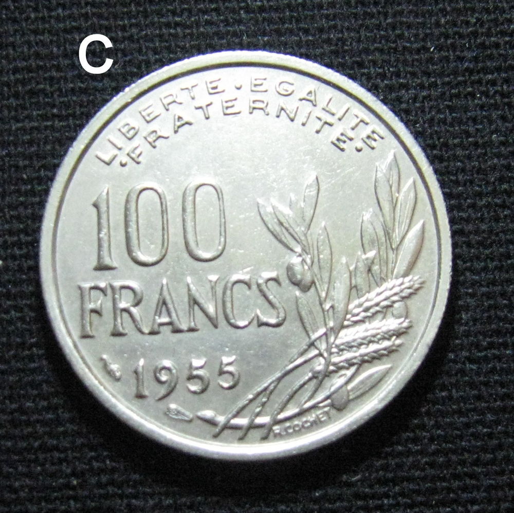 5 pieces de monnaie FRANCE. 