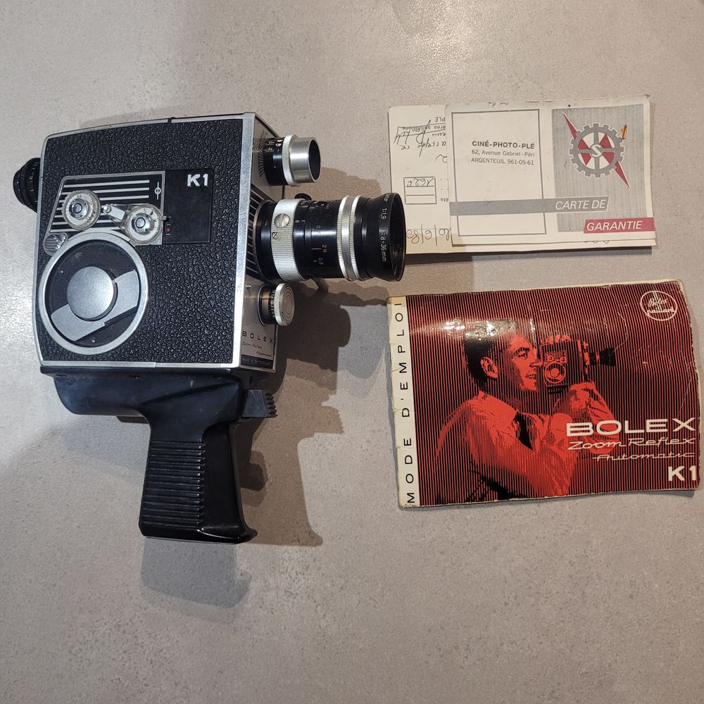 CAM&Eacute;RA BOLEX ZOOM REFLEX / ACCESSOIRES Photos/Video/TV