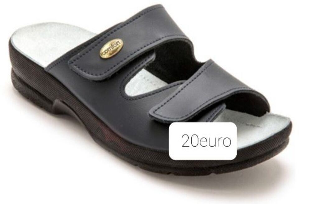 Mule de marque confort bleu marine Chaussures
