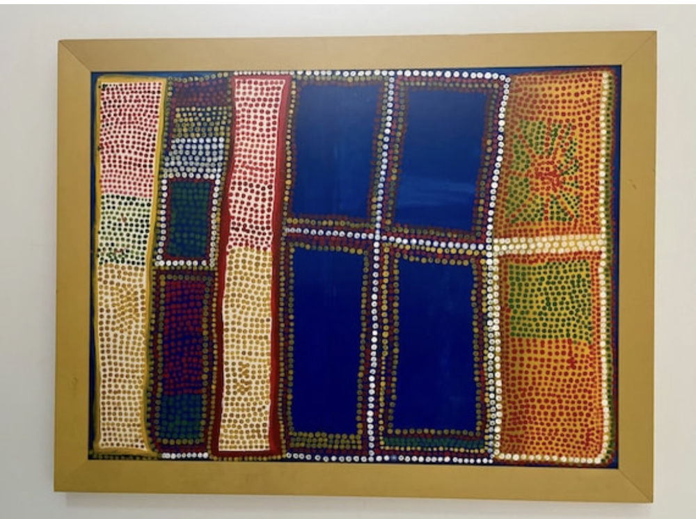 Tableau du ma&icirc;tre Australien Barney Ellaga 1939 2015 Décoration