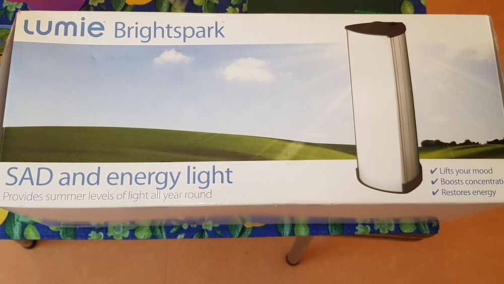 Lampe bright spark luminoth&eacute;rapie Dcoration