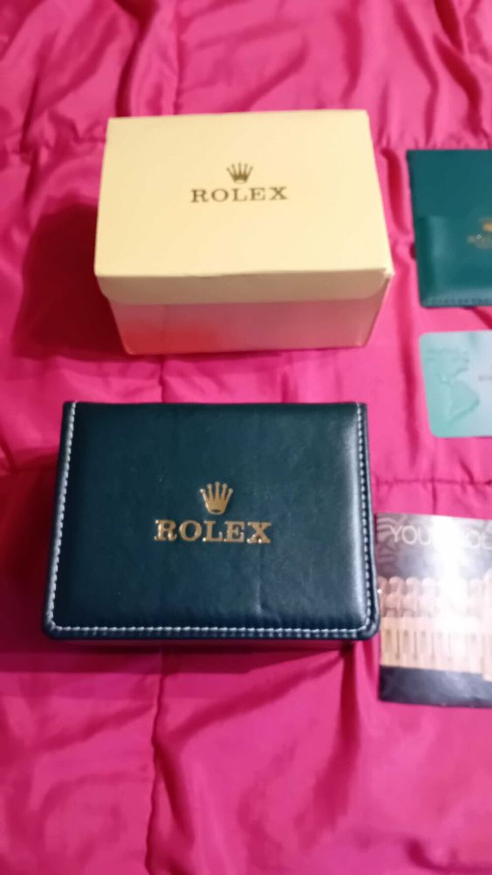 ROLEX BOITE OYESTER PERPETUAL ET ACCESSOIRES 