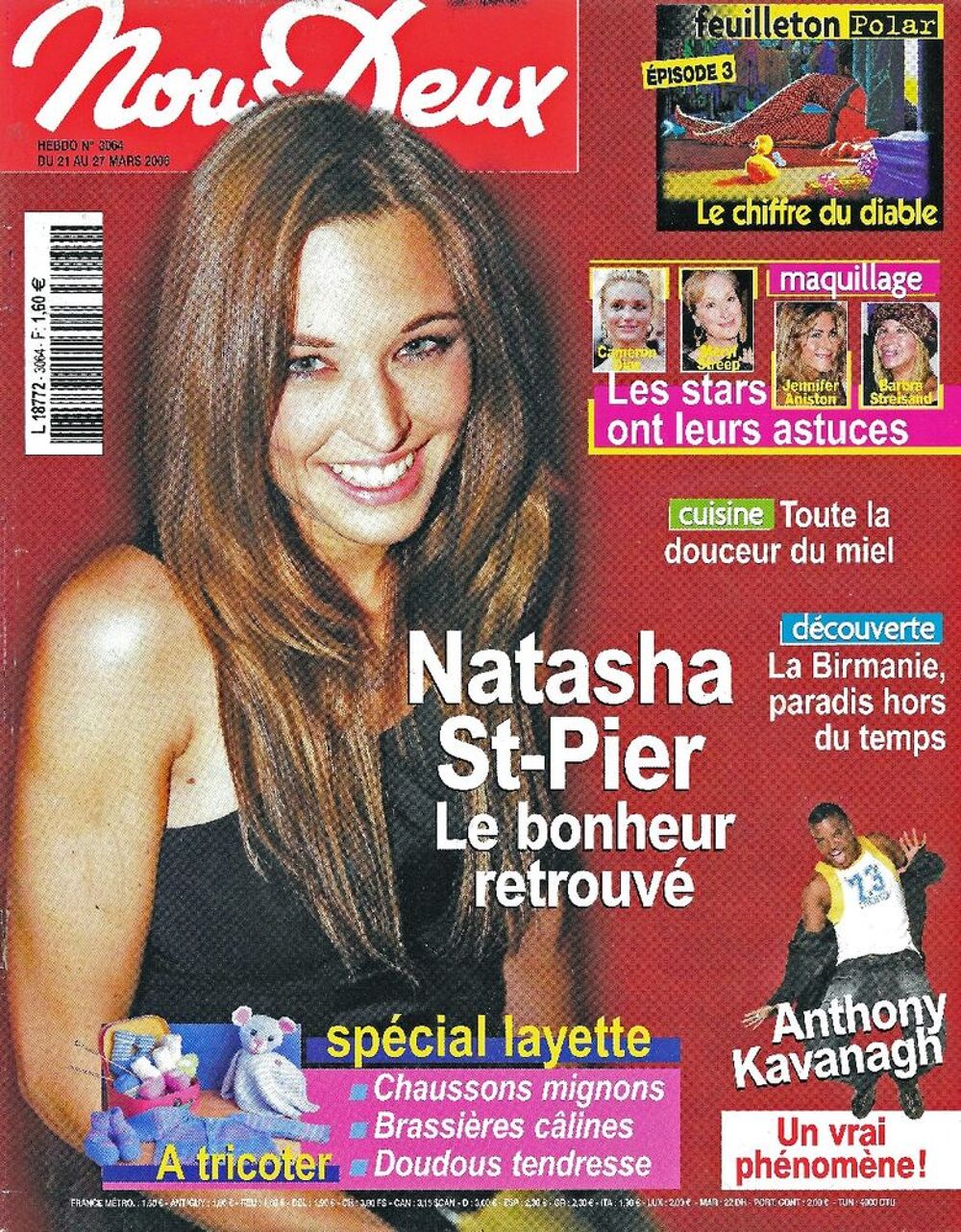 NOUS DEUX Magazine n&deg;3064 2006 Natasha ST-PIER Livres et BD