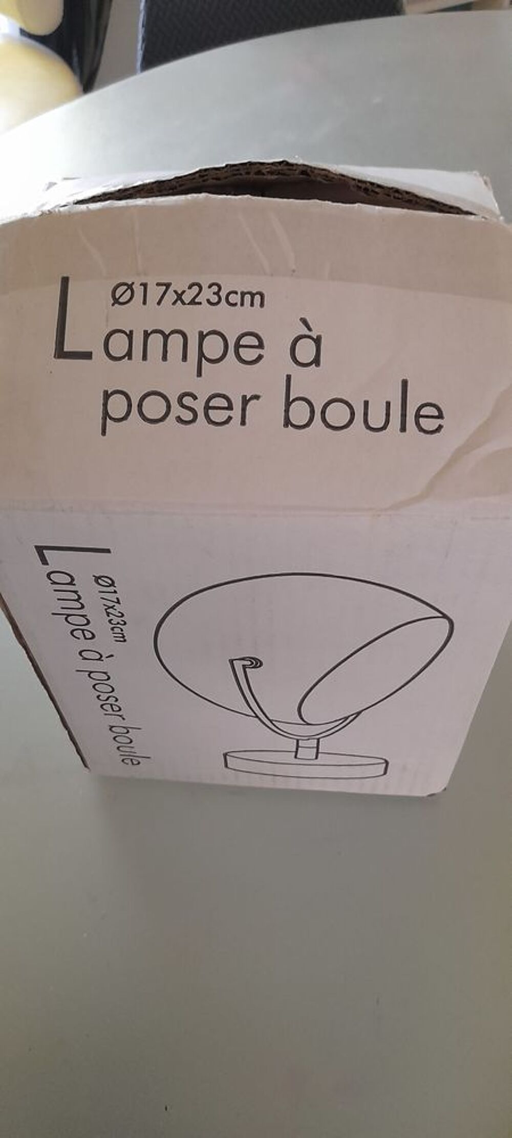 Lampe boule &agrave; poser Décoration